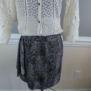 BCBG Maxazria python skirt